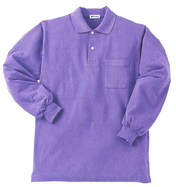 25902:綿１００％長袖ポロシャツ